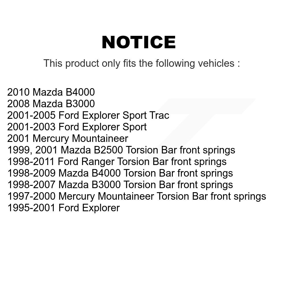 [Avant gauche inférieur] Avant gauche Contrôle de suspension inférieur Arm Balle Assemblage pour Ford Ranger Trac