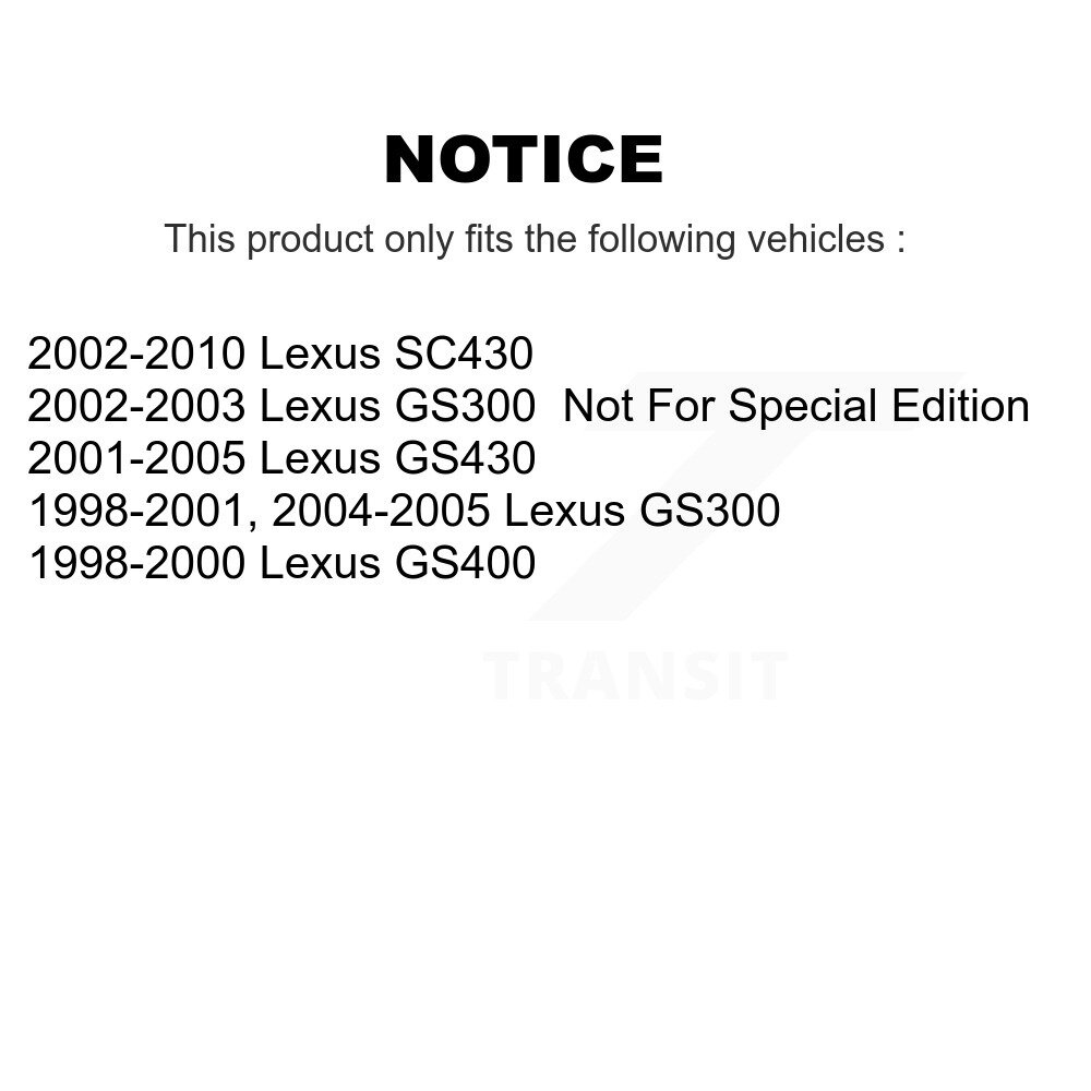 [Partie supérieure avant gauche] Avant Gauche Contrôle de suspension supérieur Arm Balle Assemblage pour Lexus SC430