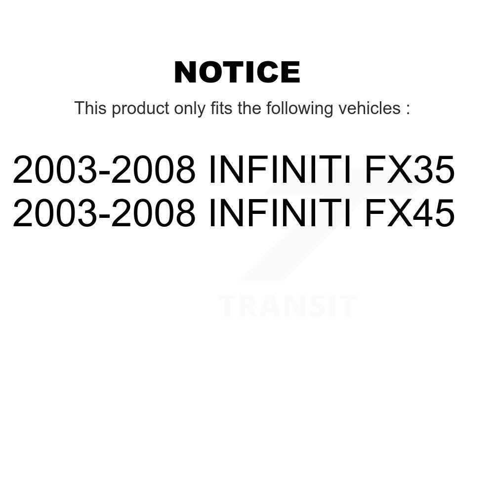 [Avant gauche inférieur] Avant gauche Contrôle de suspension inférieur Arm Balle Assemblage pour INFINITI FX35