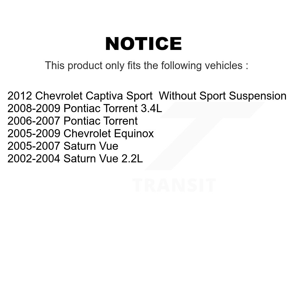 [Avant droite inférieure] Avant Droite Contrôle de suspension inférieur Arm Balle Assemblage pour Chevrolet Vue