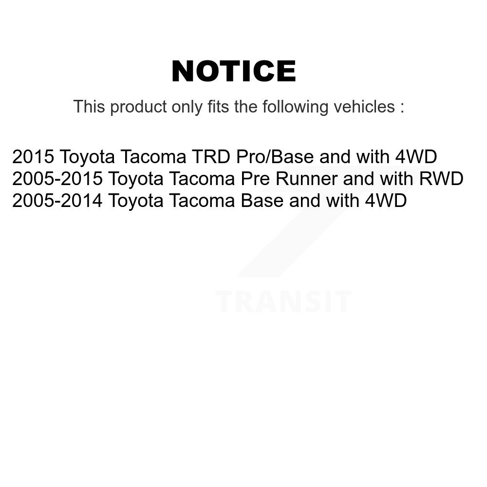 [Avant droite inférieure] Avant Droite Contrôle de suspension inférieur Arm Balle Assemblage pour Toyota Tacoma