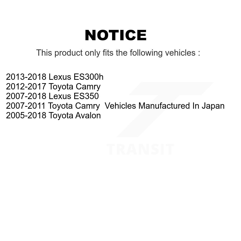 [Avant gauche inférieur] Avant Gauche Contrôle de suspension inférieur Arm Balle Assemblage pour Toyota Camry