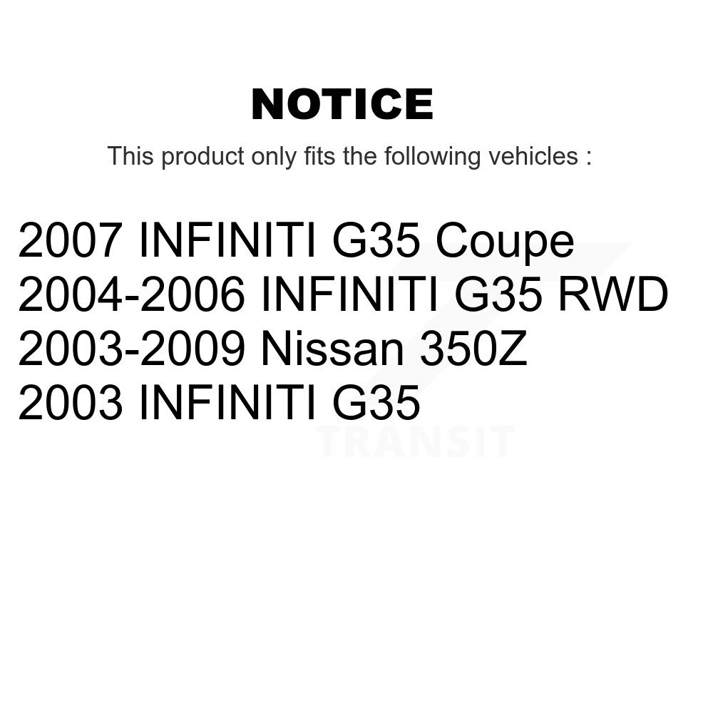 [Partie supérieure avant droite] Assemblage de la bille de bras avant droite supérieure pour INFINITI G35