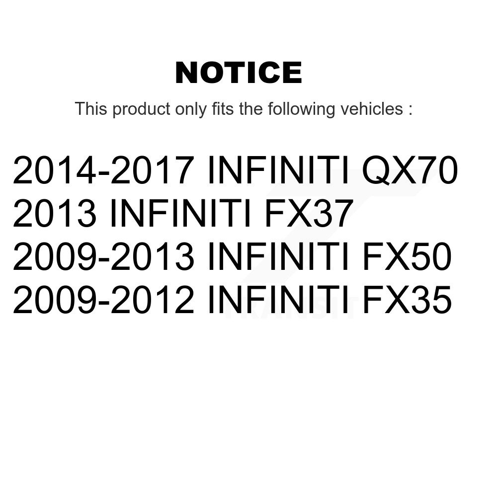 [Avant gauche inférieur] Avant gauche Contrôle de suspension inférieur Arm Balle Assemblage pour INFINITI FX35