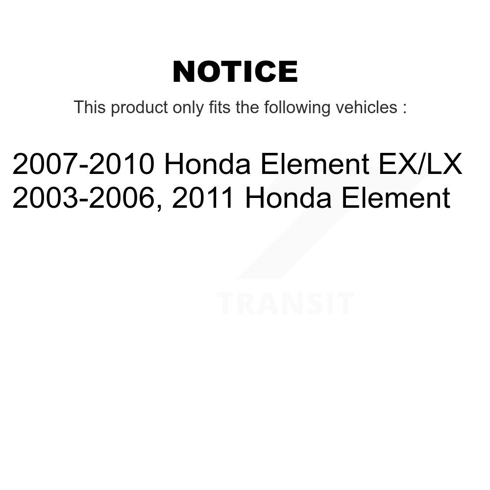 [Avant gauche inférieur] Bras de suspension inférieur avant gauche pour Honda Element TOR-CK622174