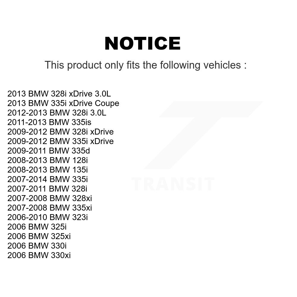 [Arrière Centre supérieur] Bras de suspension du centre supérieur arrière pour BMW 328i xDrive 335i 323i 128i 135i