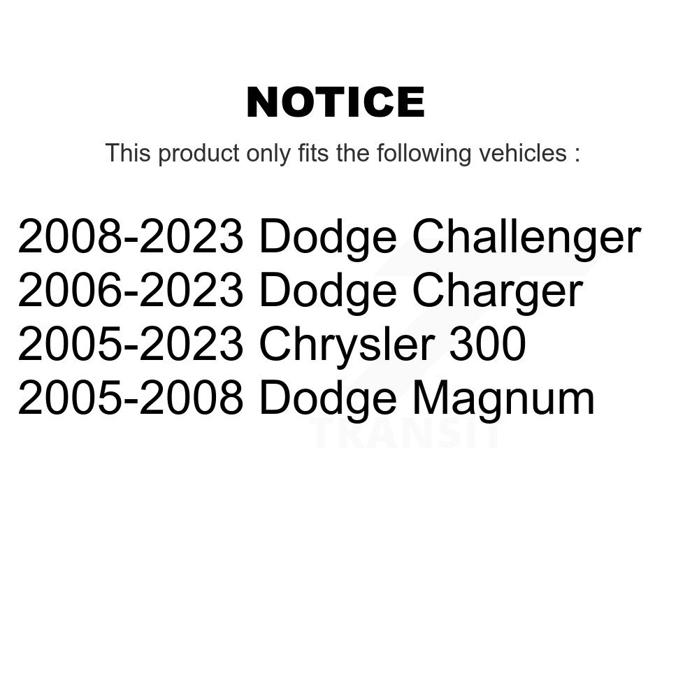 [Arrière supérieur avant] Bras latéral supérieur avant arrière pour Dodge Chrysler 300 Chargeur Challenger Magnum