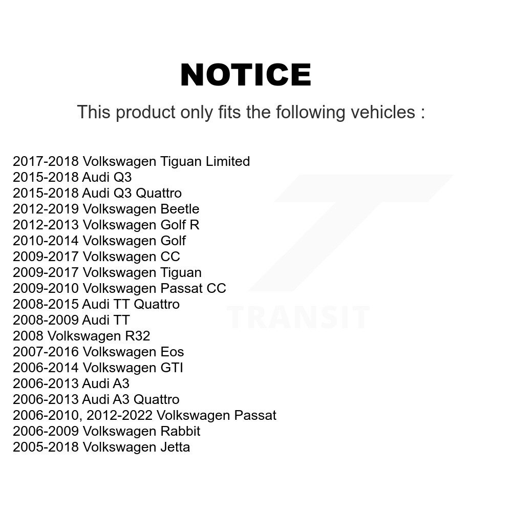 Rear Lower Rearward Suspension Control Arm For Volkswagen Jetta Tiguan Passat Q3 image 2