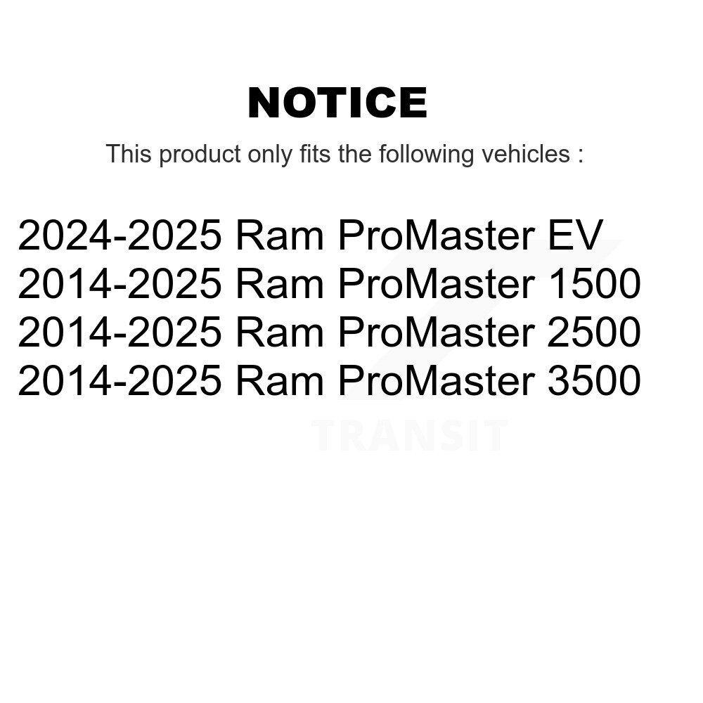 [Avant gauche inférieur] Avant gauche bras de suspension inférieur pour Ram ProMaster 2500 3500 1500 EV
