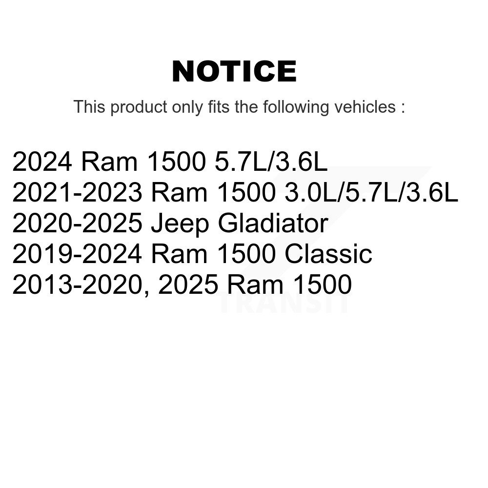 [Arrière inférieur] Arrière bras de suspension inférieur pour Ram 1500 Classic Jeep Gladiator