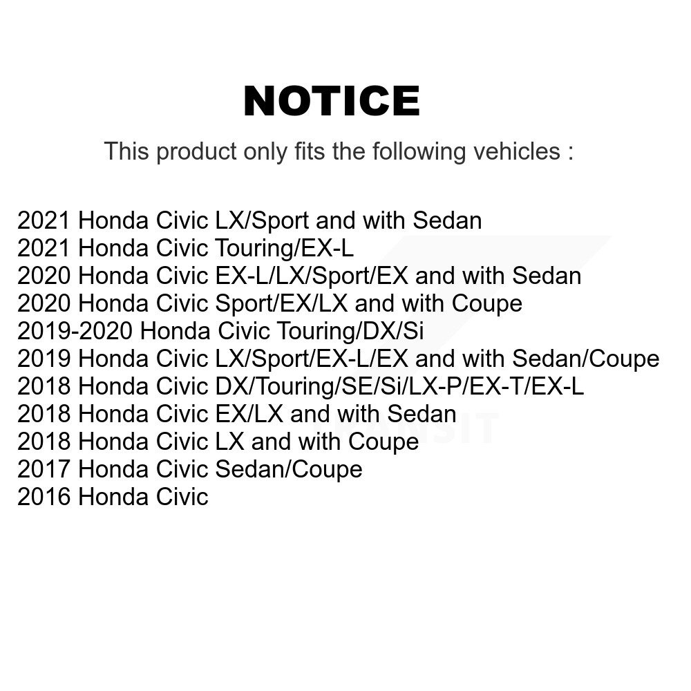 [Arrière droite inférieure arrière] Bras de suspension arrière droit inférieur arrière pour Honda Civic TOR-CK643588