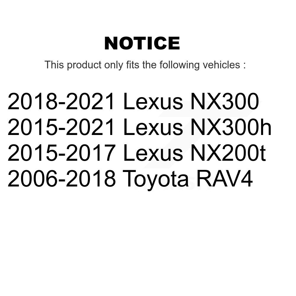 [Arrière gauche] Bra de suspension arrière gauche pour Toyota RAV4 Lexus NX300 NX200t NX300h