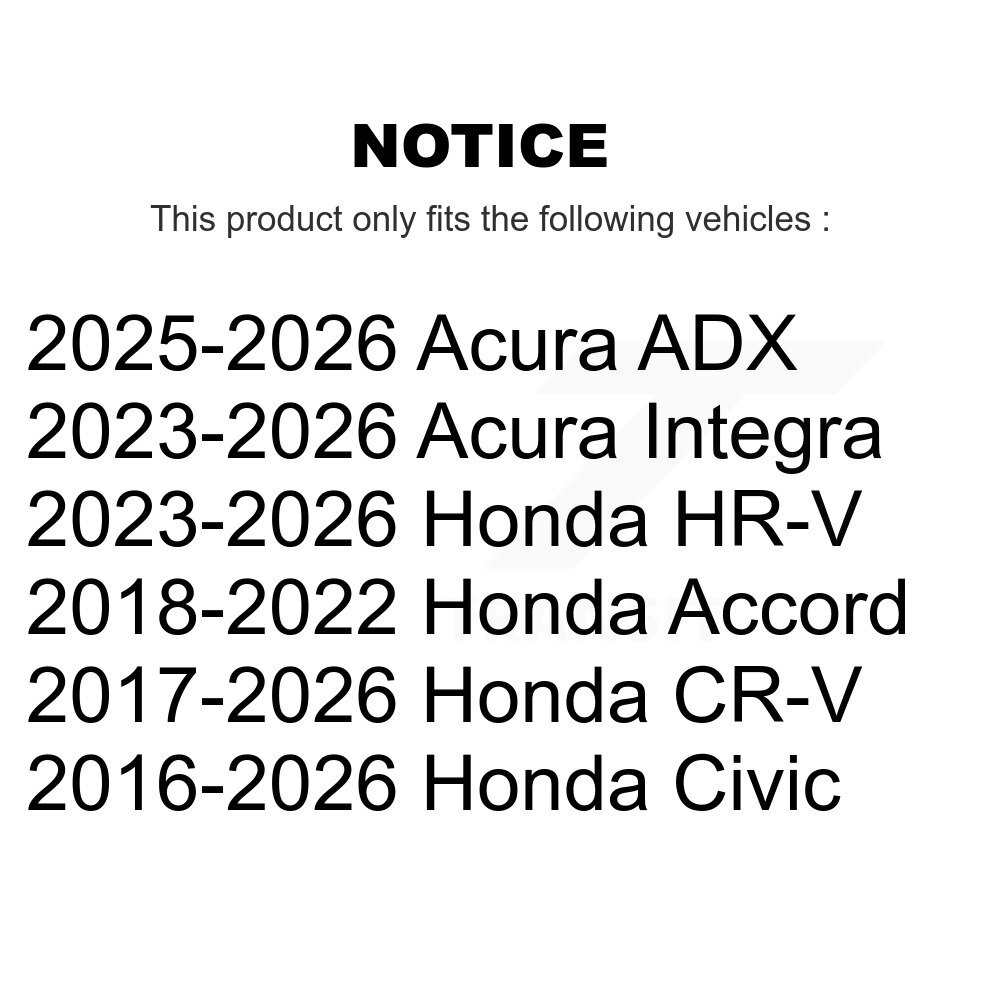 [Arrière inférieur avant] Bras de suspension arrière avant inférieur pour Honda Civic CR-V Accord HR-V Acura