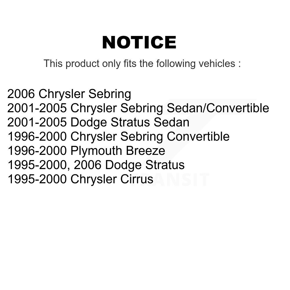 [Avant gauche inférieur] Front Gauche Basse Suspension Contrôle Arm Balle Joint Assemblage Pour le Sebring Chrysler