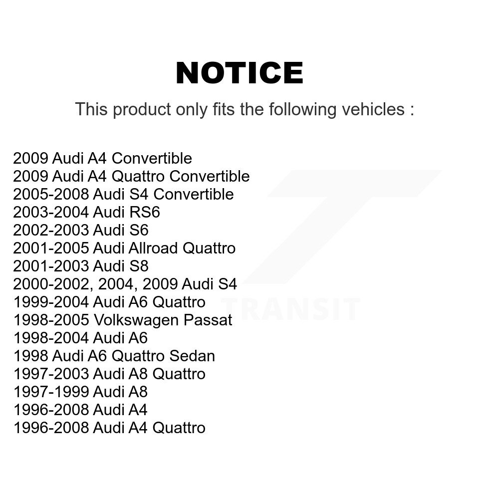 [Avant droite supérieure arrière] Avant droite haut vers l'arrière contrôle de suspension Arm Balle Assemblage pour Audi
