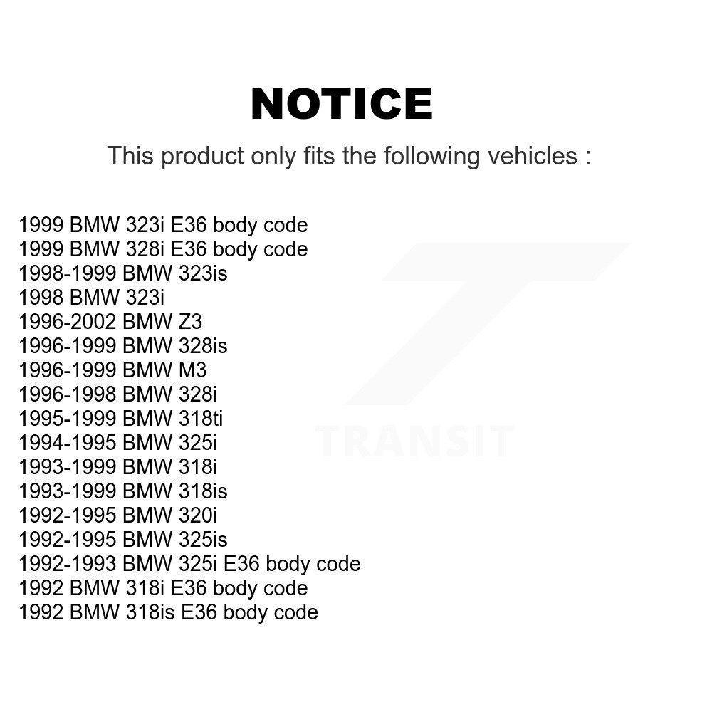 [Avant gauche inférieur] Avant-gauche Contrôle de suspension inférieur Arm Balle Assemblage pour BMW Z3 328i 318i