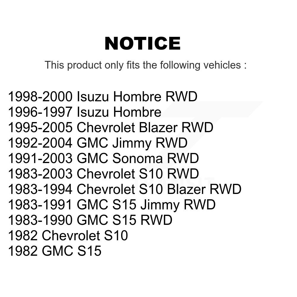 [Front] Front Steering Center Lien pour Chevrolet GMC S10 Blazer Sonoma Jimmy S15 Isuzu
