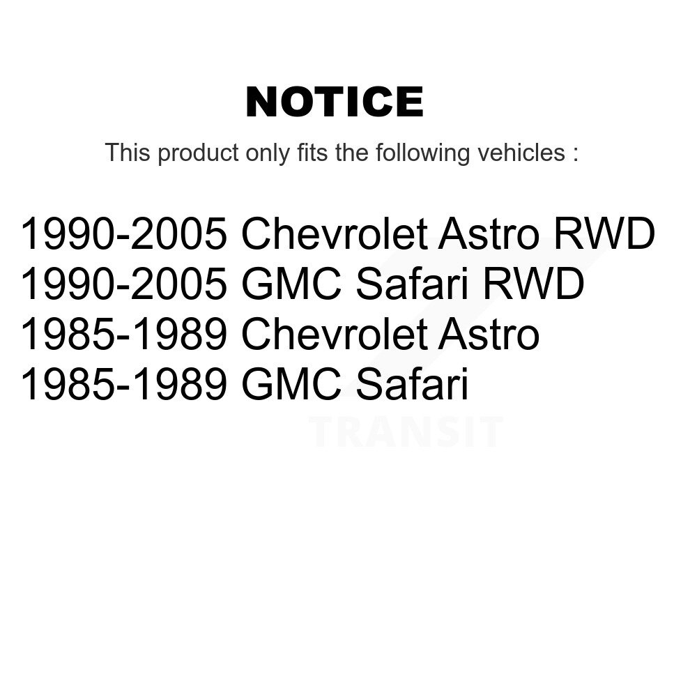 [Front] Bras de direction avant pour Chevrolet Astro GMC Safari TOR-DS1066