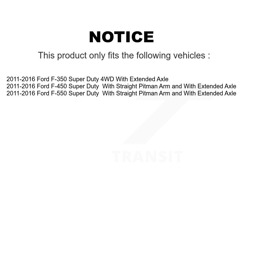 [Au niveau du bras de Pitman] À Pitman Arm lien de guidage pour 2011-2016 Ford F-350 Super Duty F-450 F-550