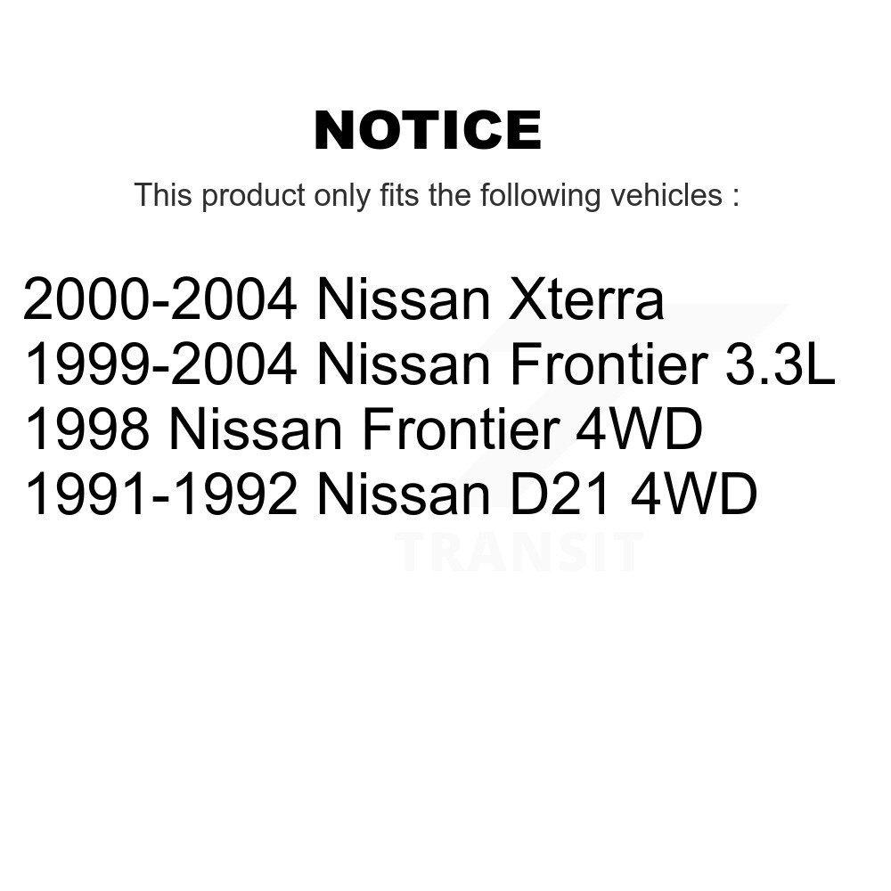 [Front] Liaison du centre de direction avant pour Nissan Xterra Frontier D21 TOR-DS80593