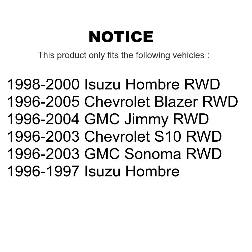 [Avant Intérieur] Tige de direction avant intérieure pour Chevrolet GMC Blazer S10 Sonoma Jimmy Isuzu
