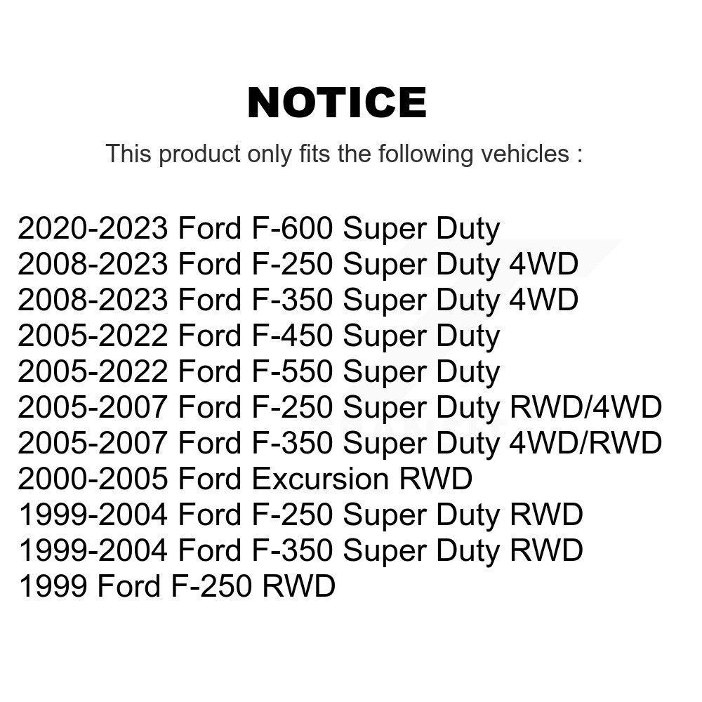 [Gauche] Manche de réglage de direction pour Ford F-350 Super Duty F-250 F-450 Excursion F-550