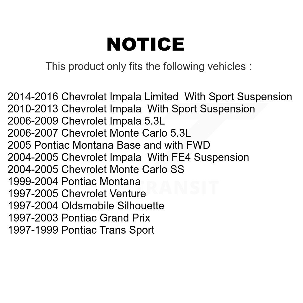 [Front Outer] Tie Rod End pour Chevrolet Impala Pontiac Montana Venture