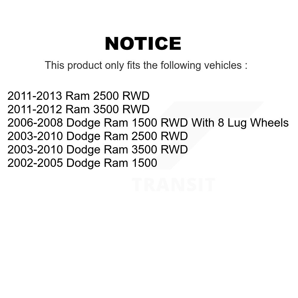 [Front Outer] End de barre de direction extérieure avant pour Dodge Ram 1500 3500 2500 TOR-ES3538