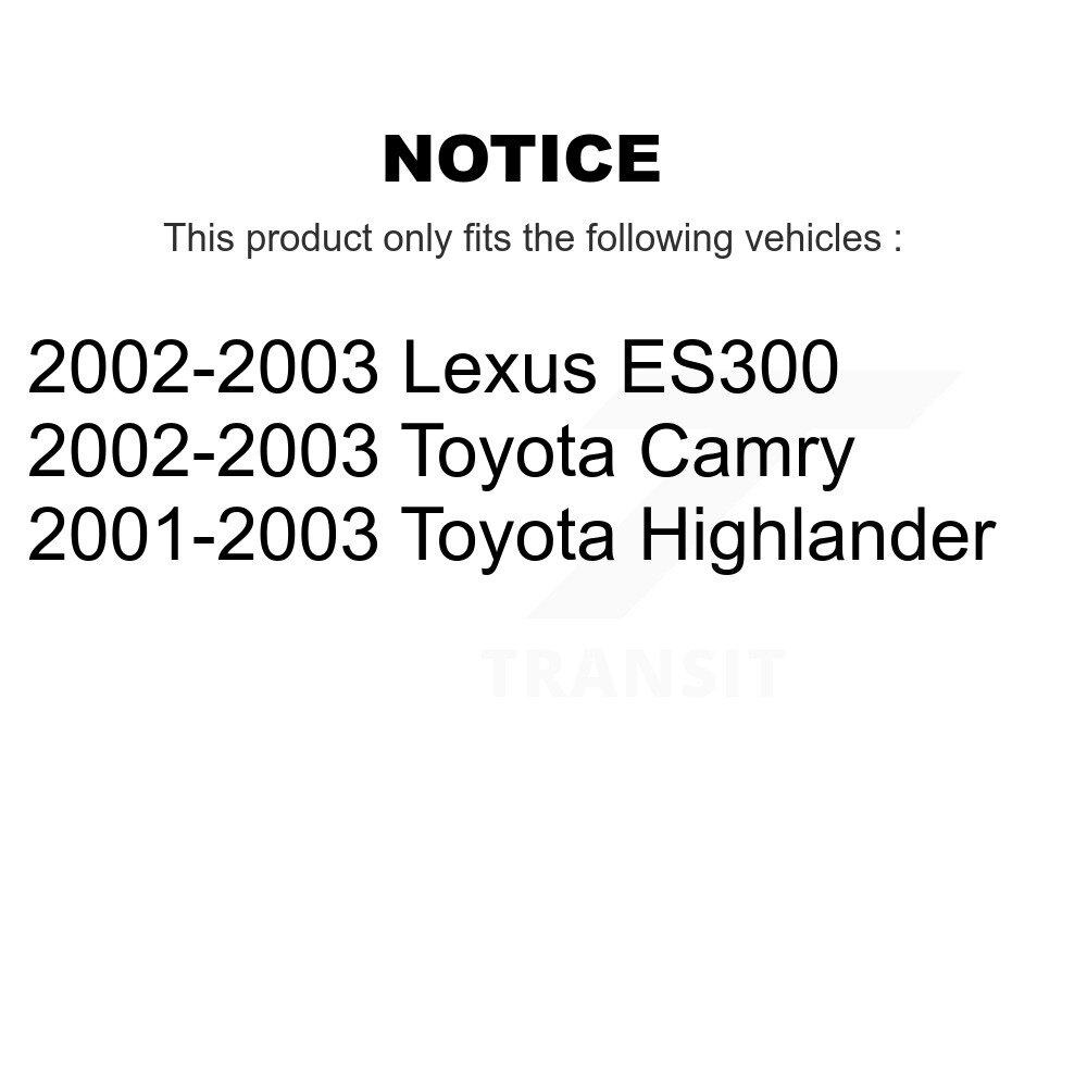 [Extérieur avant droit] Attache de direction avant droite pour Toyota Camry Highlander Lexus ES300