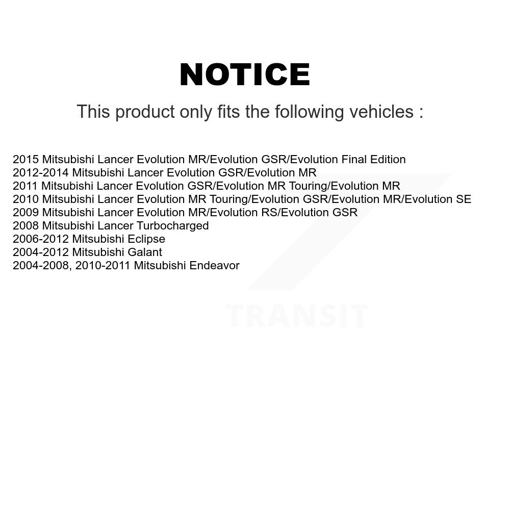 [Front Outer] Attache de direction avant pour Mitsubishi Lancer Eclipse Endeavor Galant