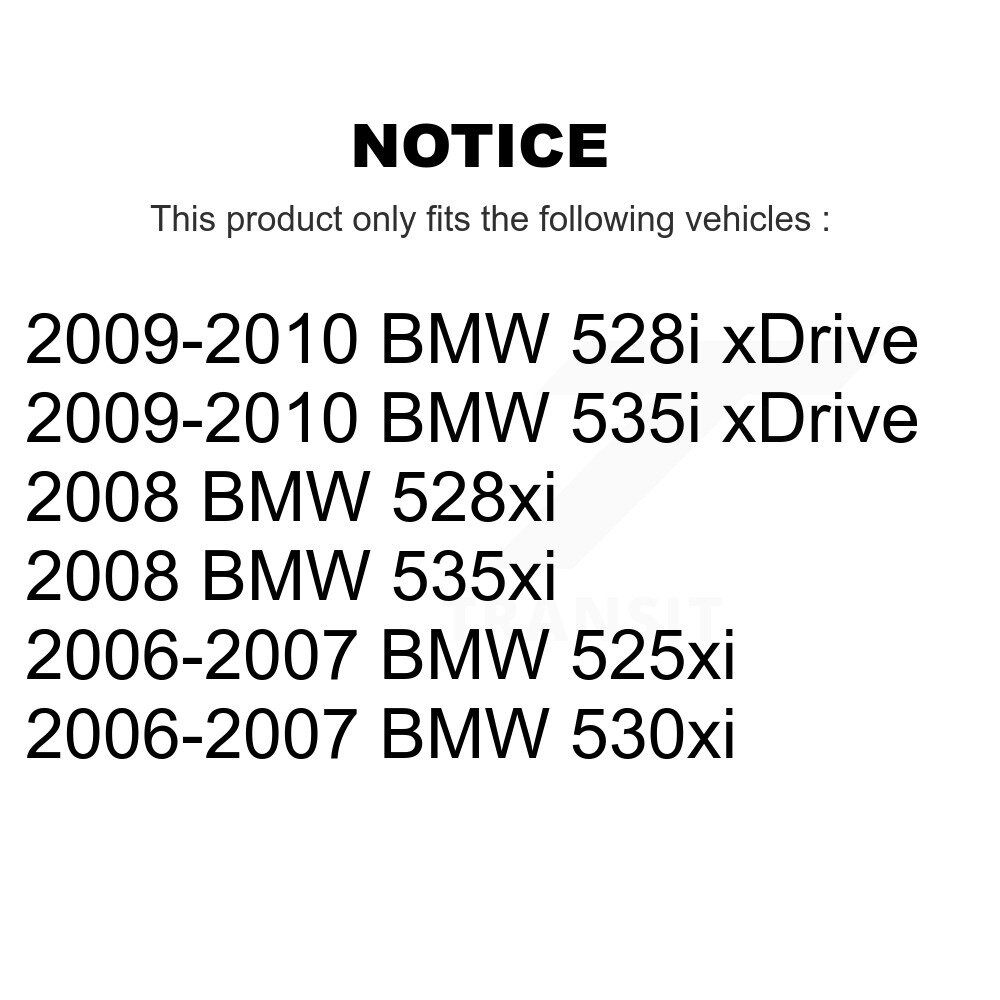 [Front] Assemblage avant de barre de direction pour BMW 530xi 528i xDrive 535i 535xi 528xi