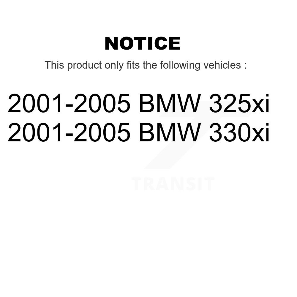[Front Left Outer] Attache de direction extérieure avant gauche pour 2001-2005 BMW 325xi 330xi TOR-ES800806
