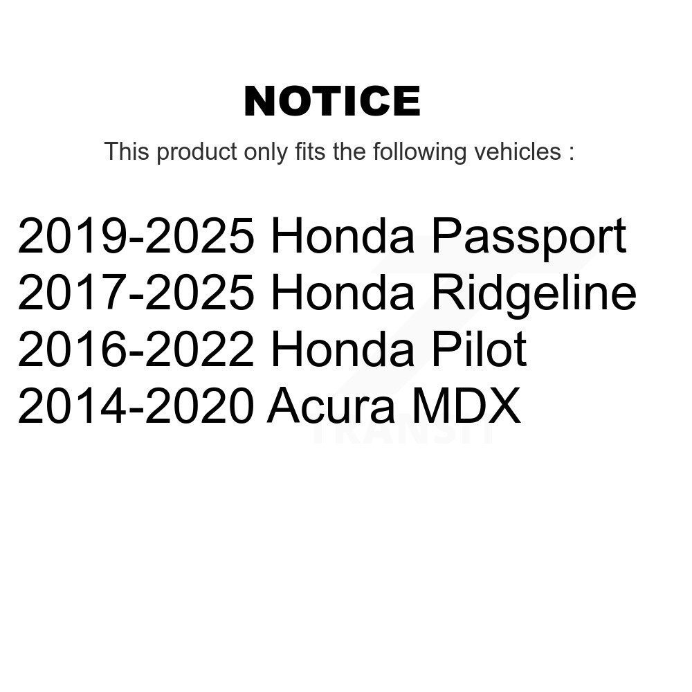 [Front Left Outer] Attache de direction avant gauche pour Honda Pilot Acura MDX Rideline