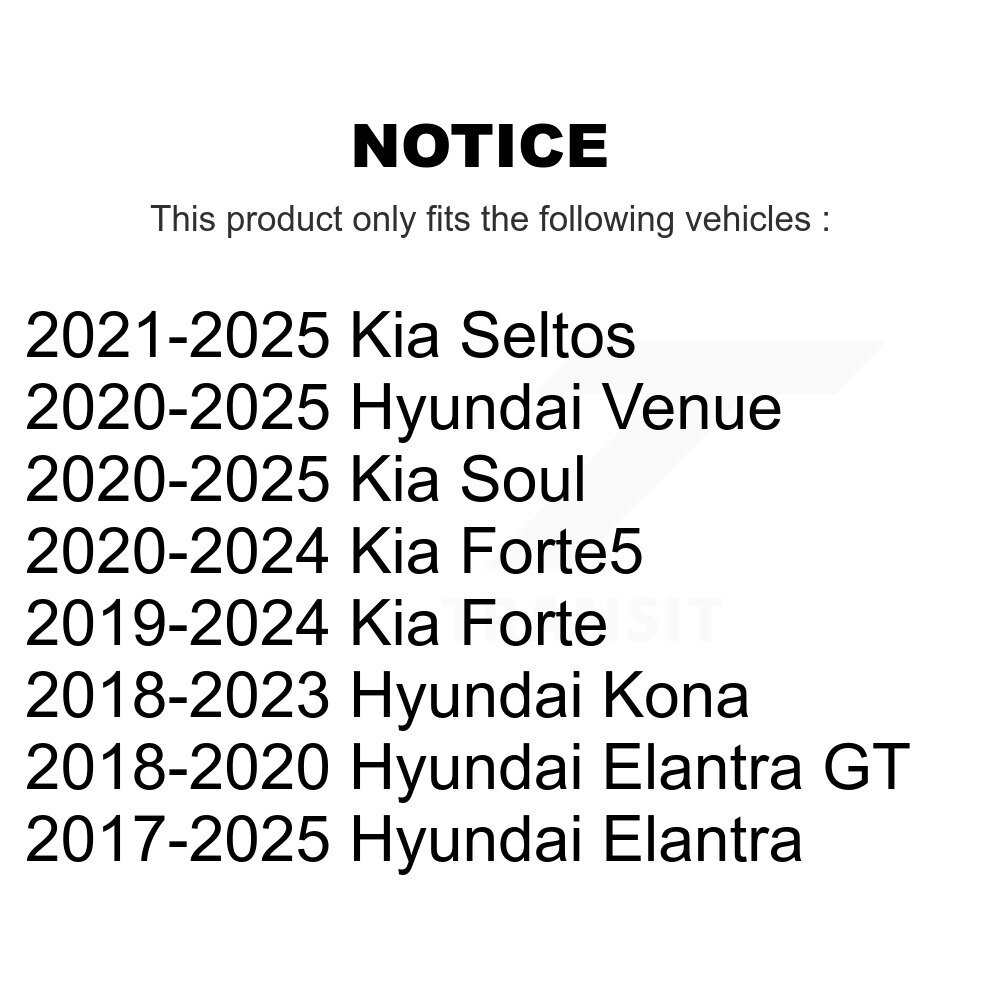 [Extérieur avant droit] Attache de direction avant droite pour Hyundai Elantra Kona Kia Lieu fort