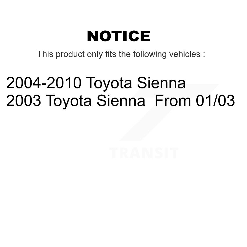 [Extérieur avant droit] Tête de barre de direction avant droite pour Toyota Sienna TOR-ES80626