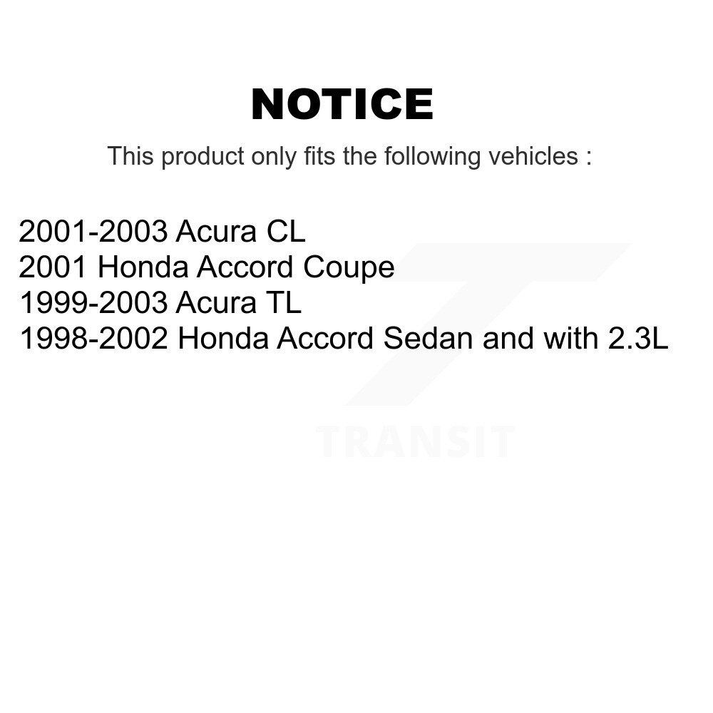 [Avant Intérieur] Fin de barre de direction avant intérieure pour Honda Accord Acura TL CL TOR-EV415