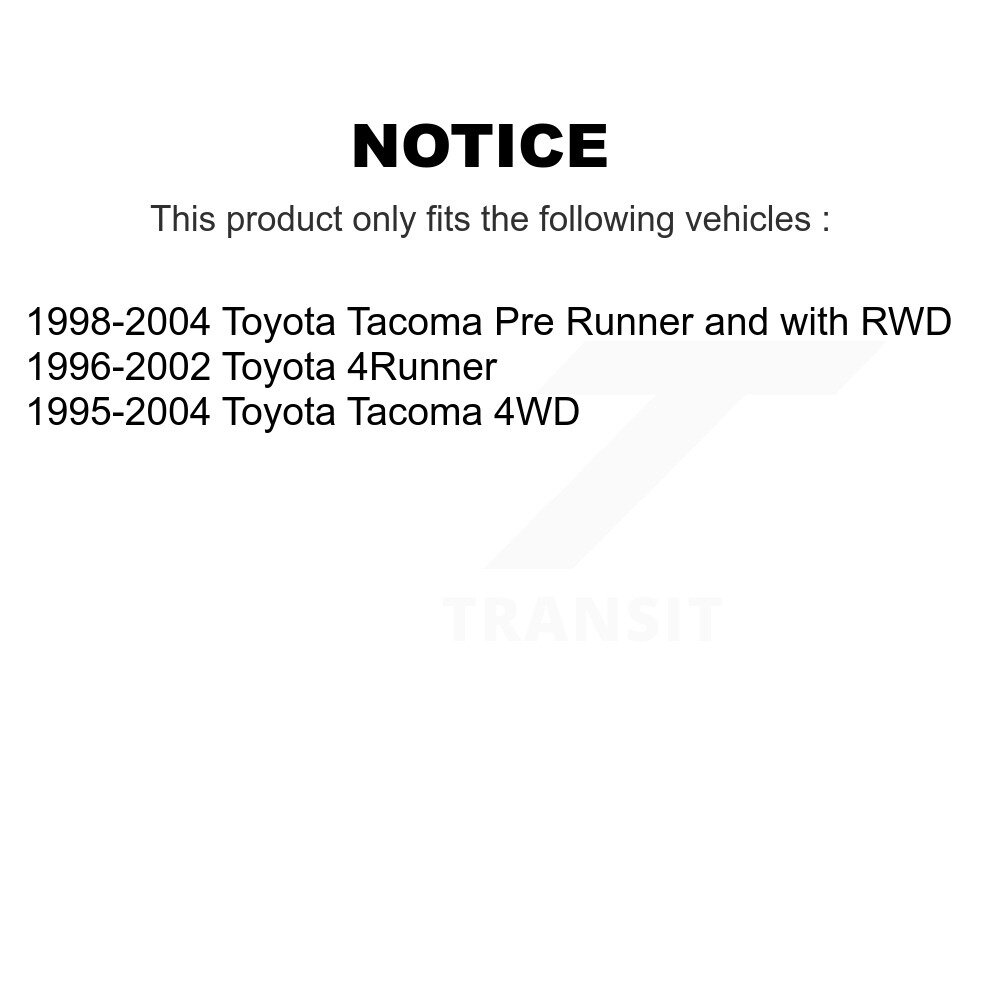 [Avant Intérieur] Tige de direction avant intérieure pour Toyota 4Runner Tacoma TOR-EV433