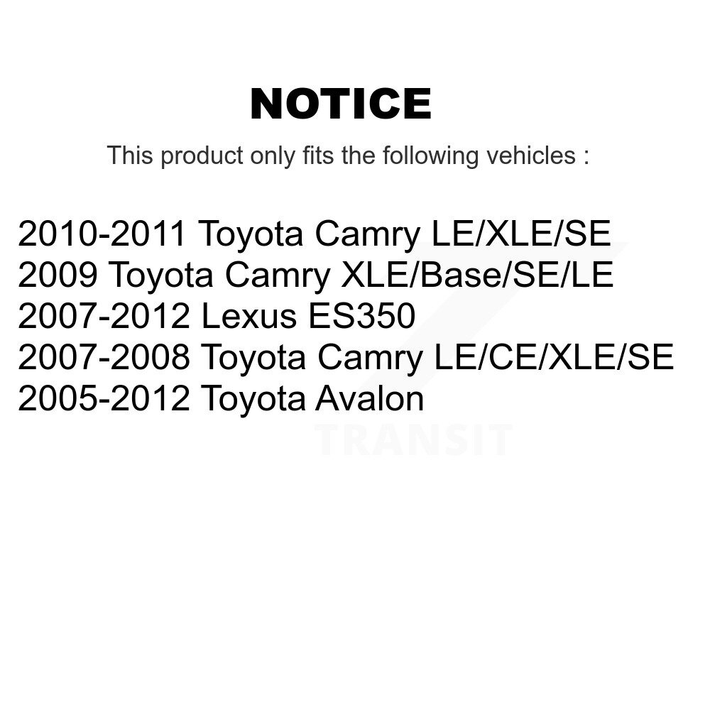 [Avant Intérieur] Tige de direction avant intérieure pour Toyota Camry Lexus ES350 Avalon