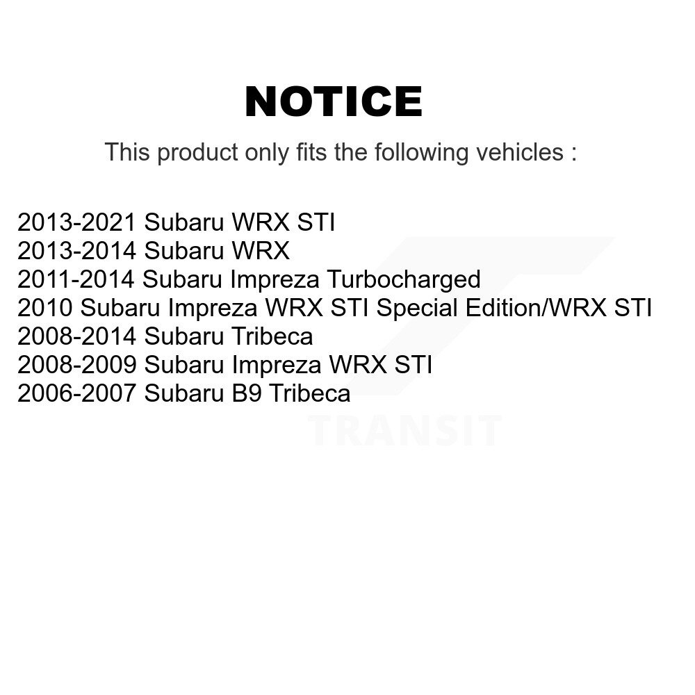 [Avant Intérieur] Embout de direction intérieur avant pour Subaru Impreza WRX STI Tribeca B9
