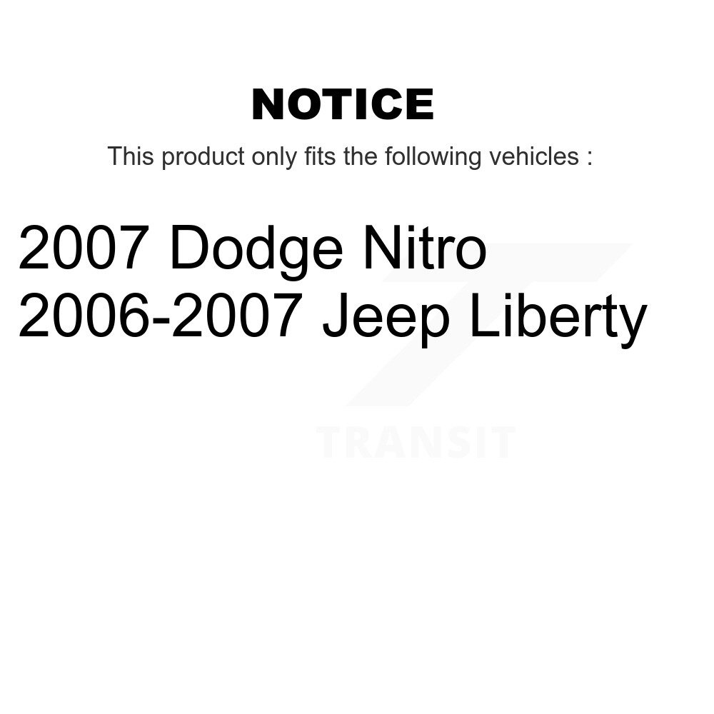 [Avant Intérieur] Tige de direction intérieure avant pour Jeep Liberty Dodge Nitro TOR-EV800416