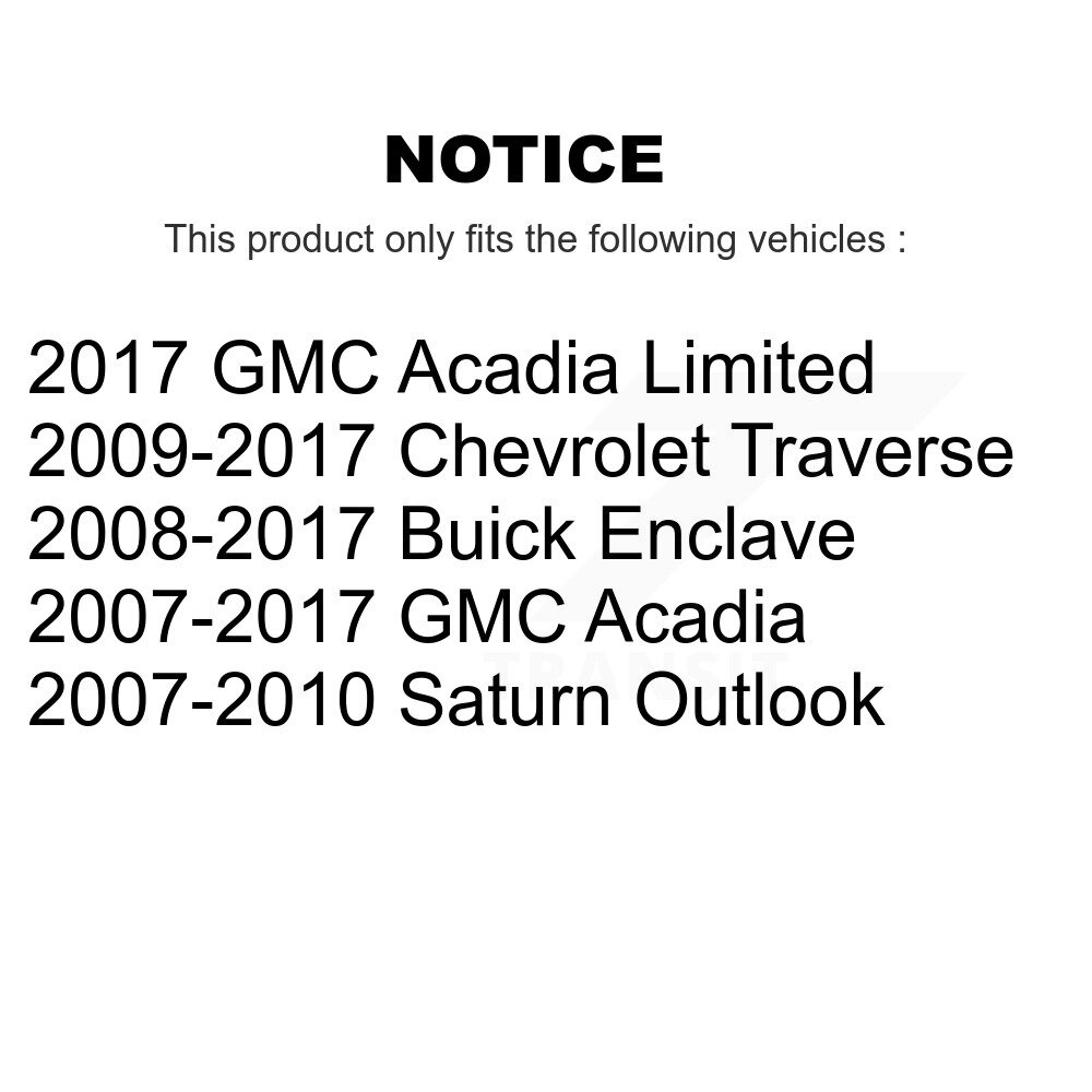 [Avant Intérieur] Tige de direction intérieure avant pour GMC Acadia Buick Enclave Chevrolet Traverse