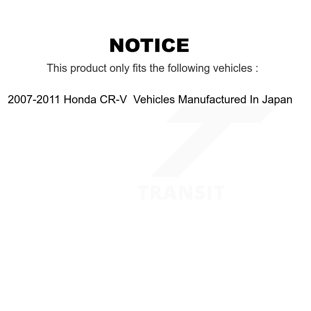[Avant Intérieur] Tige de direction avant intérieure pour véhicules Honda CR-V fabriqués au Japon