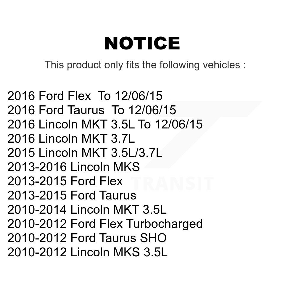 [Avant Intérieur] Tige de direction avant intérieure pour Ford Taurus Flex Lincoln MKS MKT