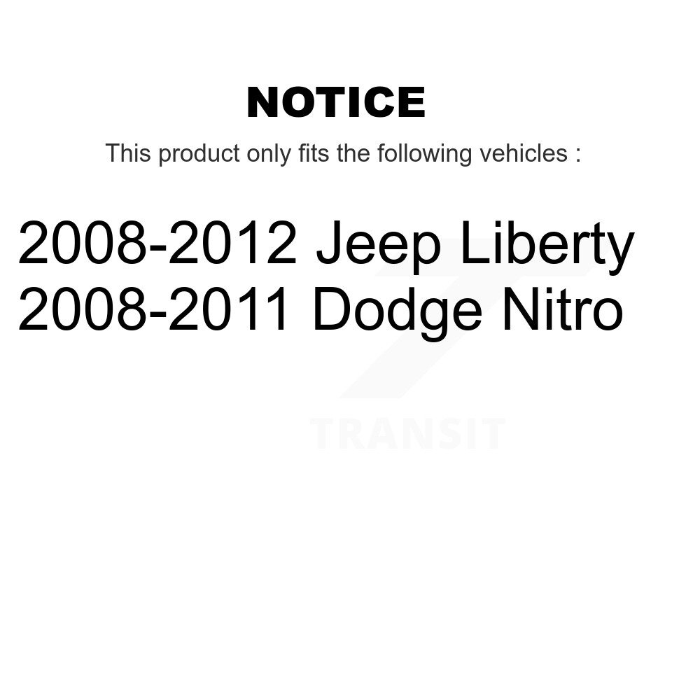 [Avant Intérieur] Attache de direction avant intérieure pour Jeep Liberty Dodge Nitro TOR-EV800890