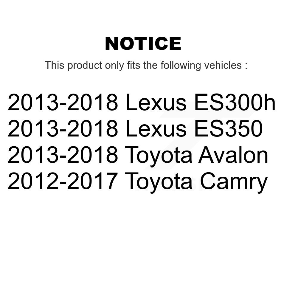 [Avant Intérieur] Tige de direction intérieure avant pour Toyota Camry Lexus ES350 Avalon ES300h