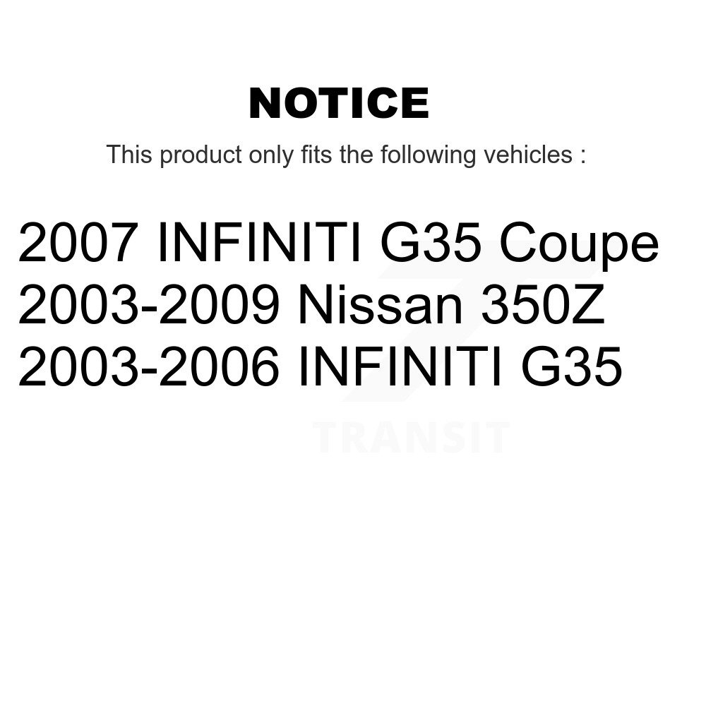 [Avant Intérieur] Embout de barre de direction avant intérieur pour INFINITI G35 Nissan 350Z TOR-EV80279
