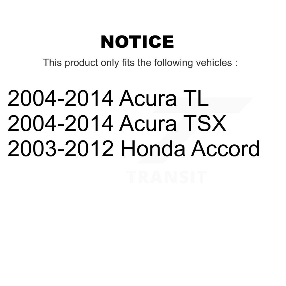 [Avant inférieur extérieur] Avant de contrôle de suspension extérieur inférieur bras Bushing pour Honda Accord Acura TL TSX