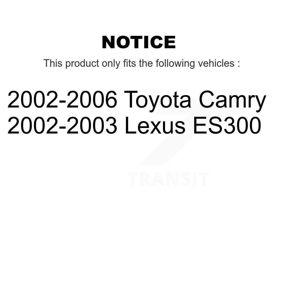 [Avant inférieur arrière] Bras de suspension avant inférieur arrière pour Toyota Camry Lexus ES300
