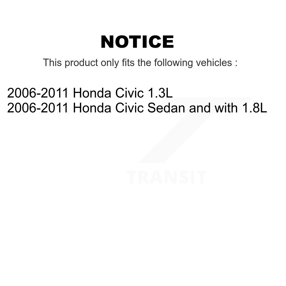 [Front To Frame] Barre stabilisatrice avant et arrière pour Honda Civic TOR-K200293