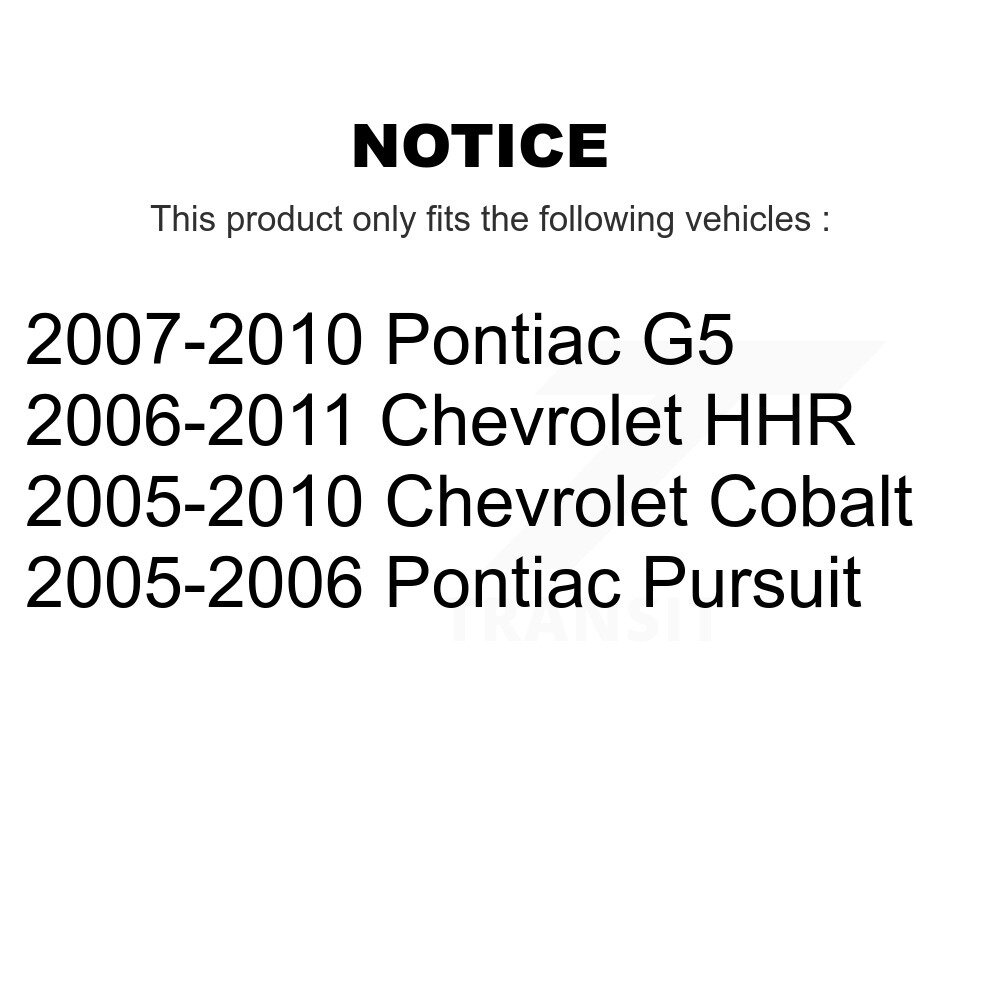 [Avant inférieur Avant] Avant avant contrôle de suspension bras Bushing pour Chevrolet Cobalt Pontiac
